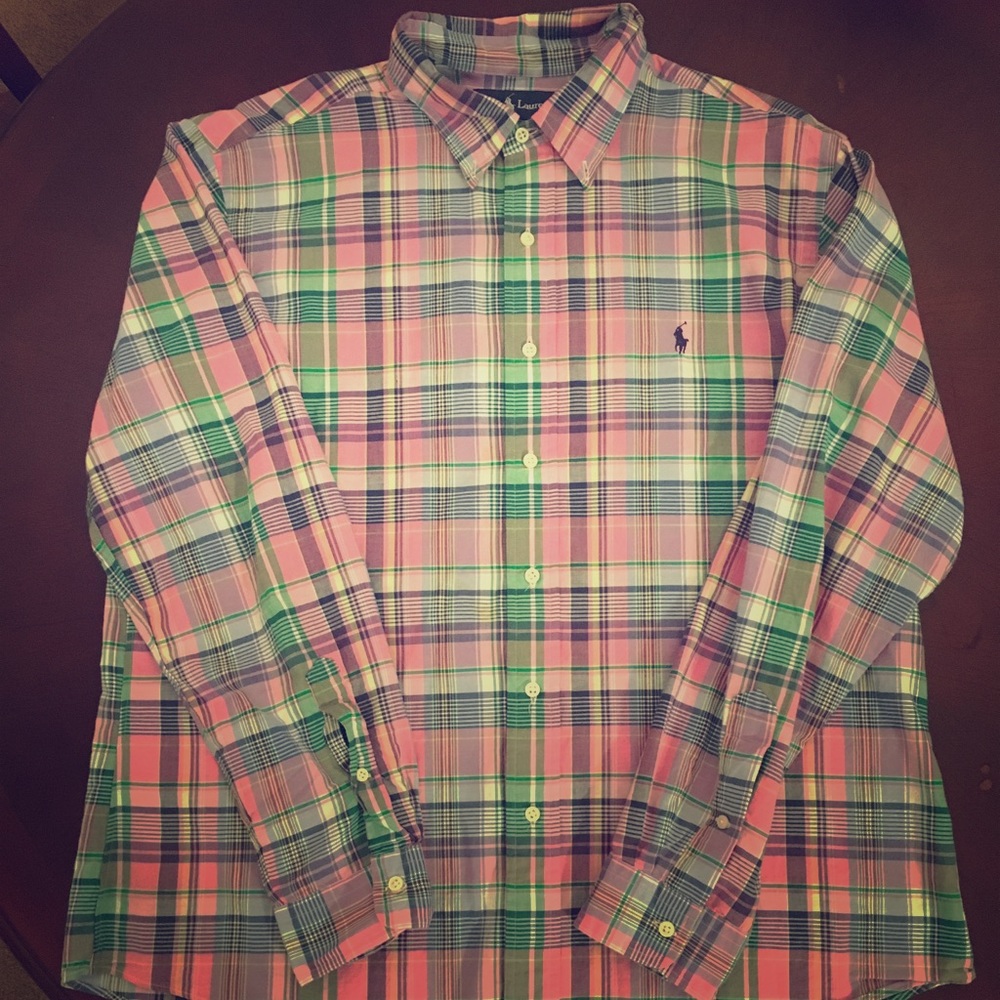 Men's XL Ralph Lauren Custom Fit Button Down